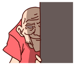 Old man Biyori sticker #5205064