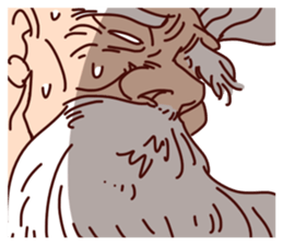 Old man Biyori sticker #5205095