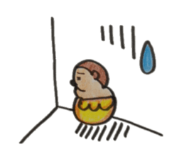 Monkey banana sticker #5205155