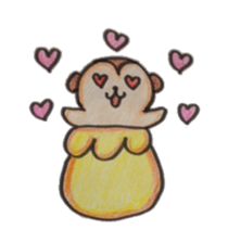 Monkey banana sticker #5205157