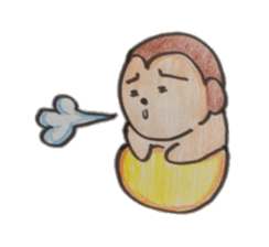 Monkey banana sticker #5205161