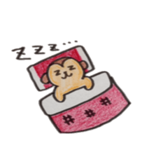 Monkey banana sticker #5205162