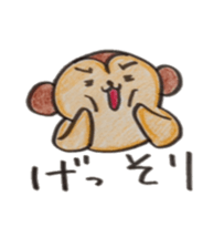 Monkey banana sticker #5205166