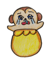 Monkey banana sticker #5205169