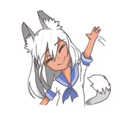 Eclair & Friends, The Cute Cat Girls! sticker #5205860