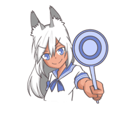 Eclair & Friends, The Cute Cat Girls! sticker #5205861