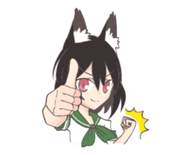 Eclair & Friends, The Cute Cat Girls! sticker #5205865