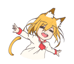 Eclair & Friends, The Cute Cat Girls! sticker #5205871