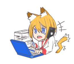 Eclair & Friends, The Cute Cat Girls! sticker #5205878