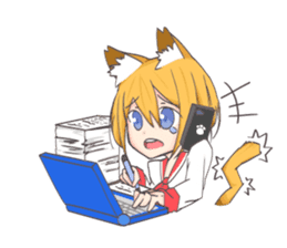 Eclair & Friends, The Cute Cat Girls! sticker #5205878