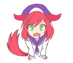 Eclair & Friends, The Cute Cat Girls! sticker #5205890