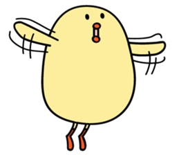 Mr.chick"HIYOKO-san" sticker #5205827