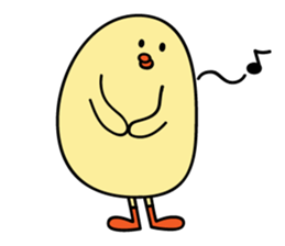 Mr.chick"HIYOKO-san" sticker #5205857