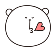 Bear's face sticker #5206061