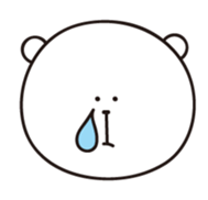 Bear's face sticker #5206078