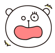 Bear's face sticker #5206083