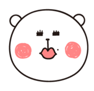 Bear's face sticker #5206087