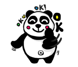 The playful panda! sticker #5206585