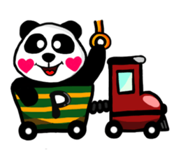 The playful panda! sticker #5206586