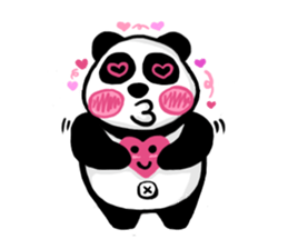 The playful panda! sticker #5206588