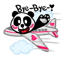 The playful panda! sticker #5206597