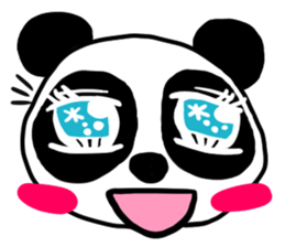 The playful panda! sticker #5206598
