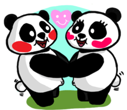 The playful panda! sticker #5206600
