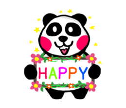 The playful panda! sticker #5206603