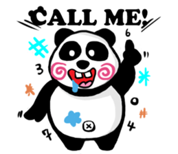 The playful panda! sticker #5206606