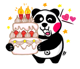 The playful panda! sticker #5206607