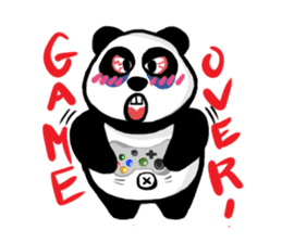 The playful panda! sticker #5206609