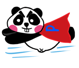The playful panda! sticker #5206611