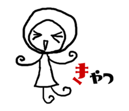 unknown girl sticker #5206674