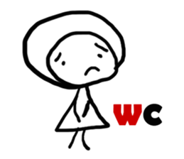 unknown girl sticker #5206680