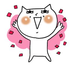 Cute woman cat sticker #5207638