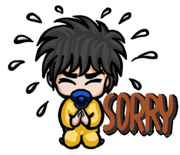 pacifier boy sticker #5207988