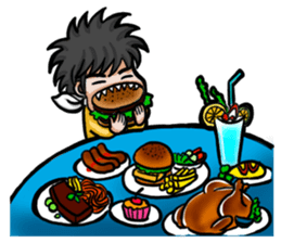 pacifier boy sticker #5207993