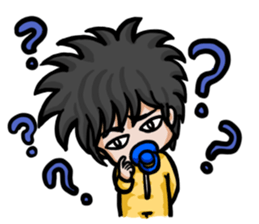 pacifier boy sticker #5208001