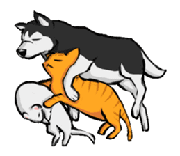 Cat&dog&ferret sticker #5208738