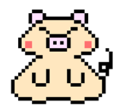 Animal dot picture sticker #5209160