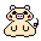 Animal dot picture sticker #5209161