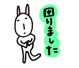 He is always unmotivated. sticker #5210308