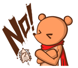 Alex Bear & Sauna hedgehog sticker #5210464