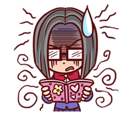 School Life of Tsubaki and Miko sticker #5211086