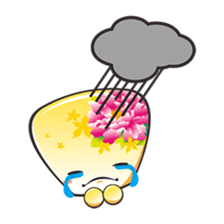 flying lanterns baby sticker #5211122