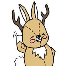 Jackalope sticker #5211159