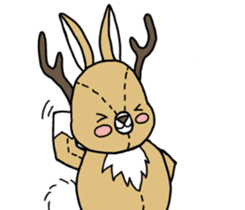 Jackalope sticker #5211159