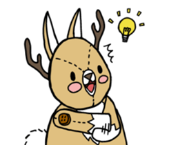 Jackalope sticker #5211162