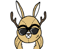 Jackalope sticker #5211179