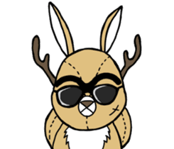 Jackalope sticker #5211179